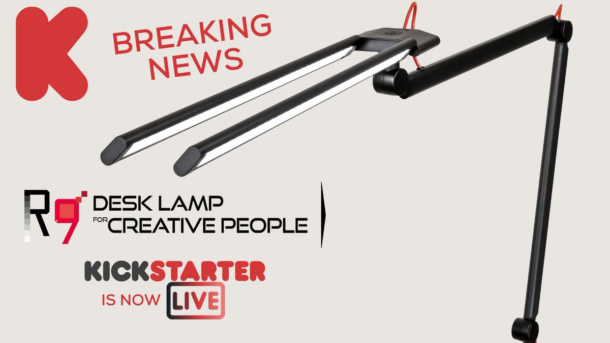 RedgrassGames's tweet photo. 🥳LIVE NOW on Kickstarter! The Redgrass R9 desk lamp for creative people.
👉https://t.co/X8z2XqwgpP
Back the project now for a special early bird price! 💡
#kickstarter #LED #art #light #miniaturepainting #art #craft #artist #creativepeople #desklamp #tasklamp https://t.co/bXYvVY5X7G