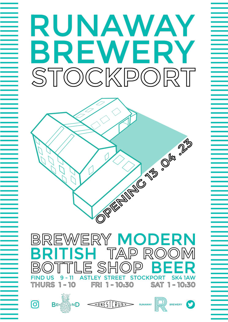 The Runaway Brewery (@runawaybrewery) on Twitter photo STOCKPORT TAPROOM NEWS
Opening 13th April
Thursdays 13:00 - 22:00
Fridays 13:00 - 22:30
Saturdays 13:00 - 22:30
<a href="/Honest_Crust/">HCSourdoughPizza</a> are back, wood-firing some of the UKs finest pizzas in the courtyard garden
+wine, cider & <a href="/SteepSodaCo/">Steep Soda Co.</a>
++ a new Spring Bitter & Smoked Porter in cask STOCKPORT TAPROOM NEWS
Opening 13th April
Thursdays 13:00 - 22:00
Fridays 13:00 - 22:30
Saturdays 13:00 - 22:30
<a href="/Honest_Crust/">HCSourdoughPizza</a> are back, wood-firing some of the UKs finest pizzas in the courtyard garden
+wine, cider & <a href="/SteepSodaCo/">Steep Soda Co.</a>
++ a new Spring Bitter & Smoked Porter in cask