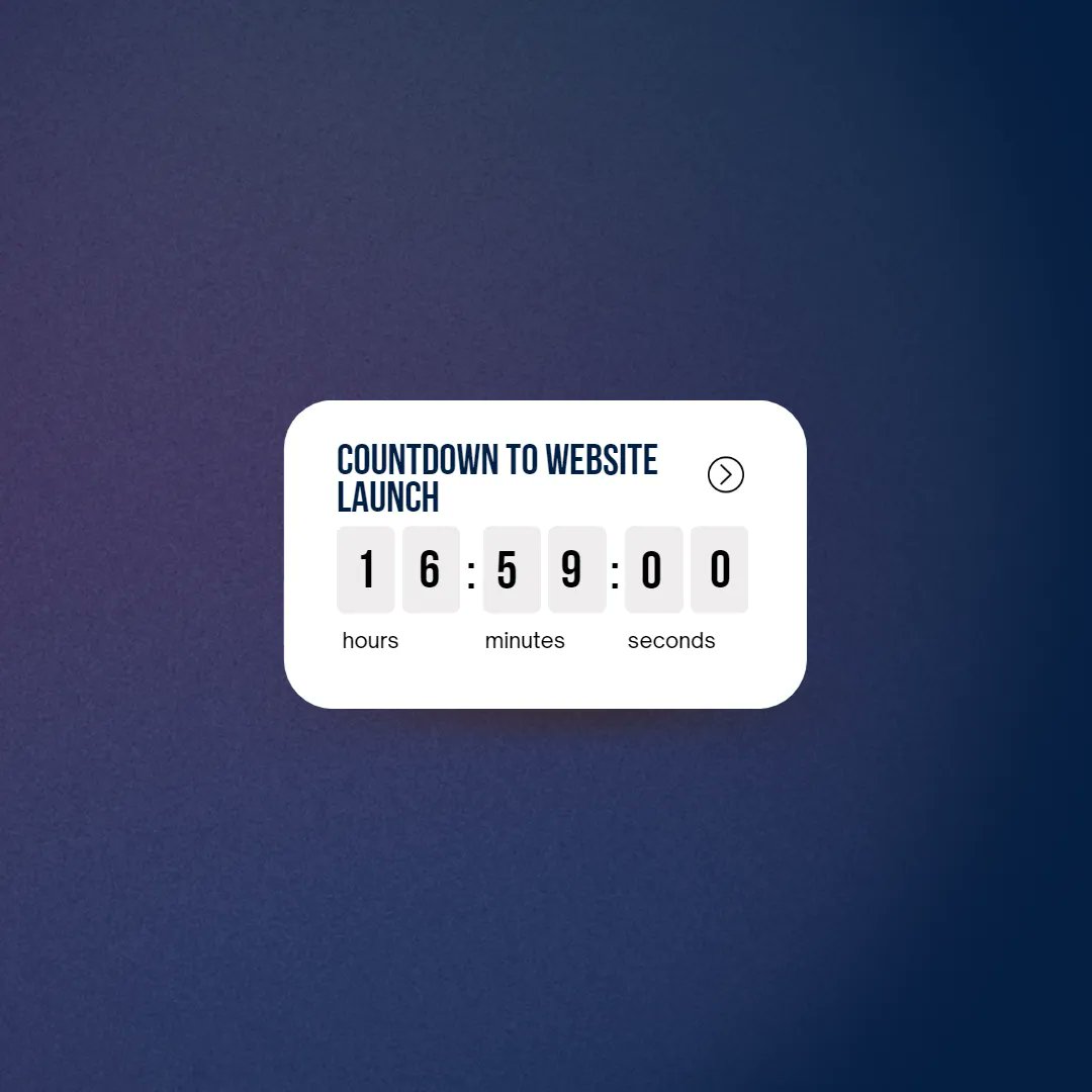 The final countdown is on! ⌛ 

In less than 17 hours, our new website will be ready for you to explore. 🔎