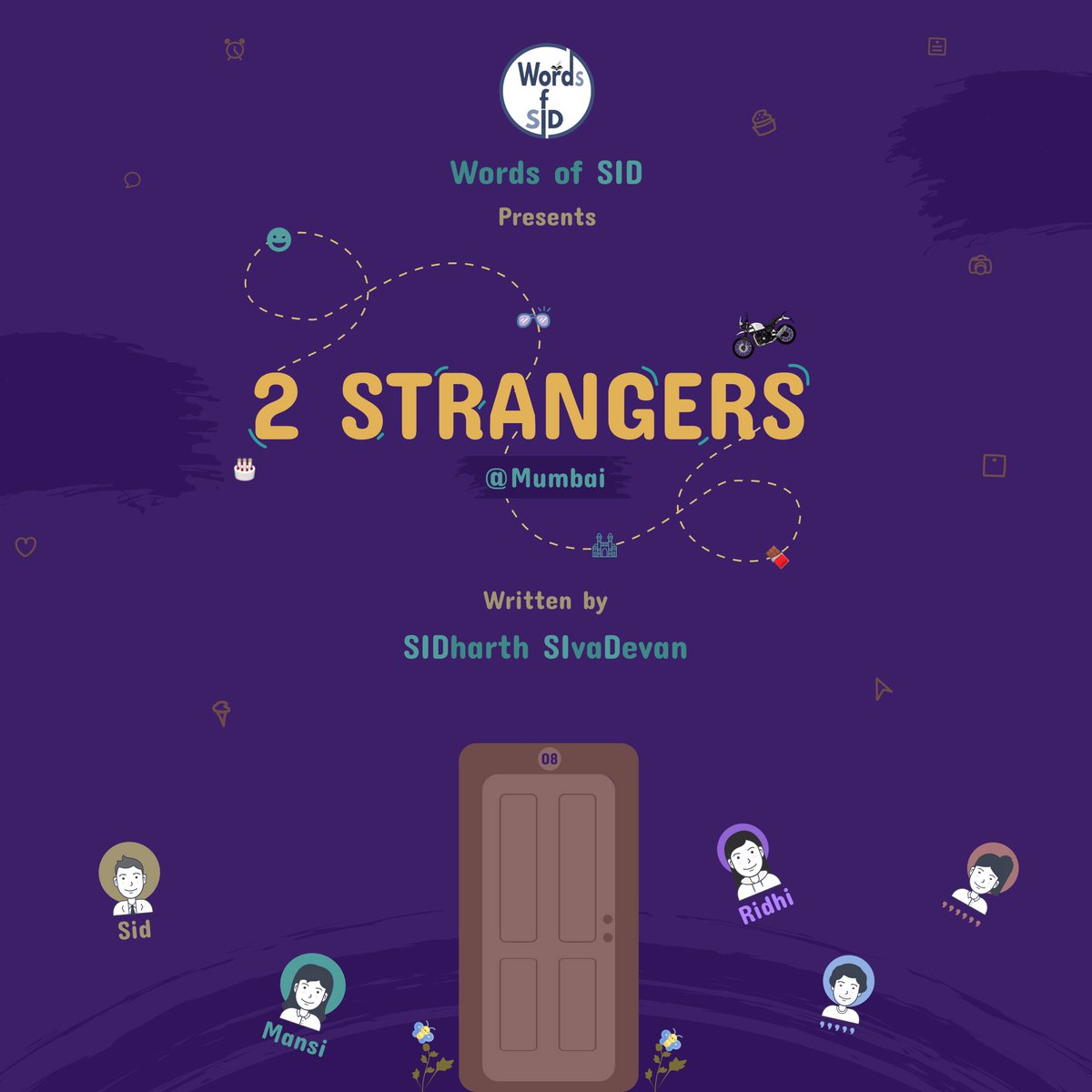 wordsofsid's tweet photo. https://t.co/ON14nQ1COR

2 Strangers are now in Mumbai, Check out the previous two episodes of 2 Strangers to keep up with the story &amp; stay engaged.

Special note: The yellow arrows within the visual board lead to separate stories that have already been posted on Words of SID https://t.co/l7fFTwyFSJ