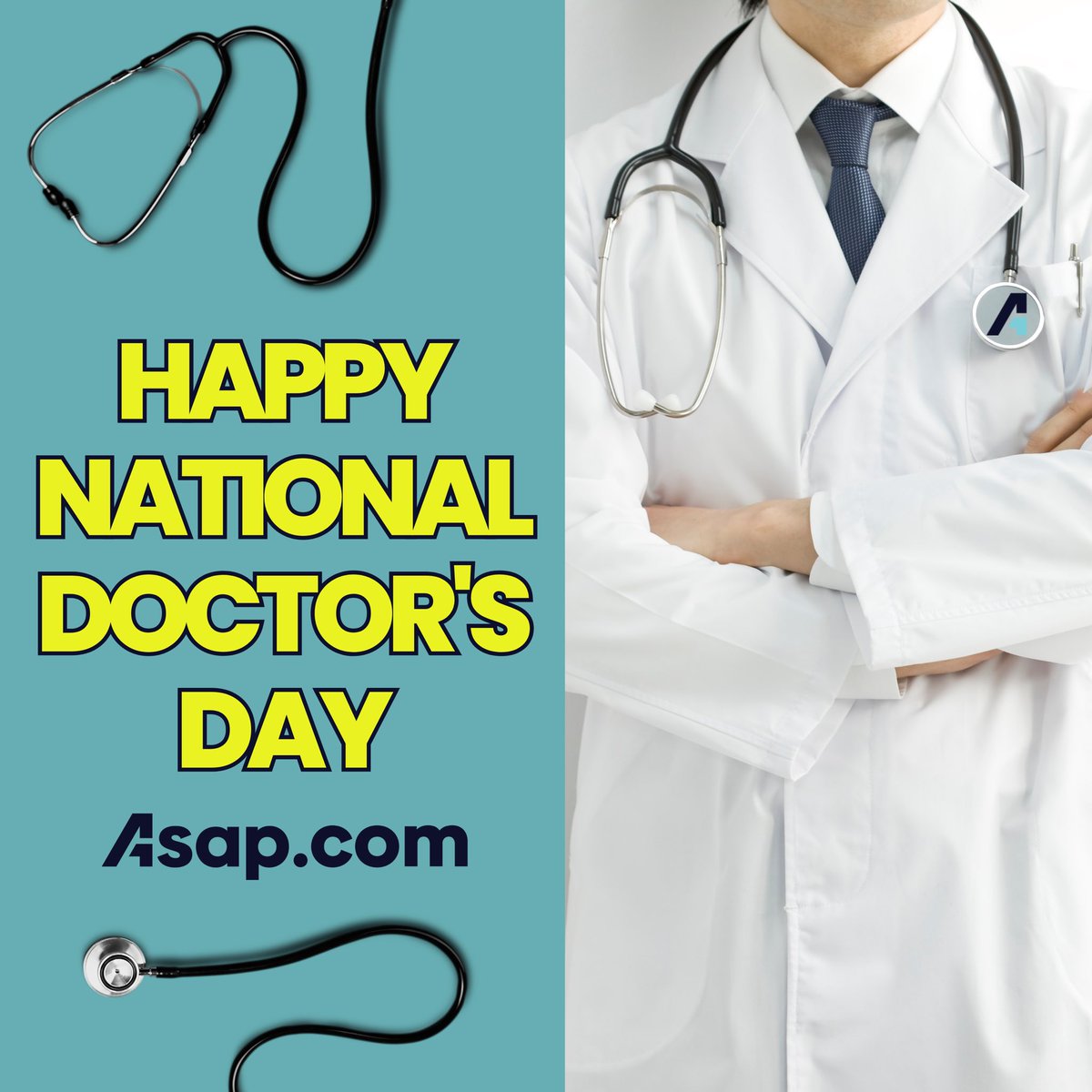 Happy National Doctor’s Day! A special Thank You for all that you do for us. 
#nationaldoctorsday #doctor #medicalheroes #orderitasap