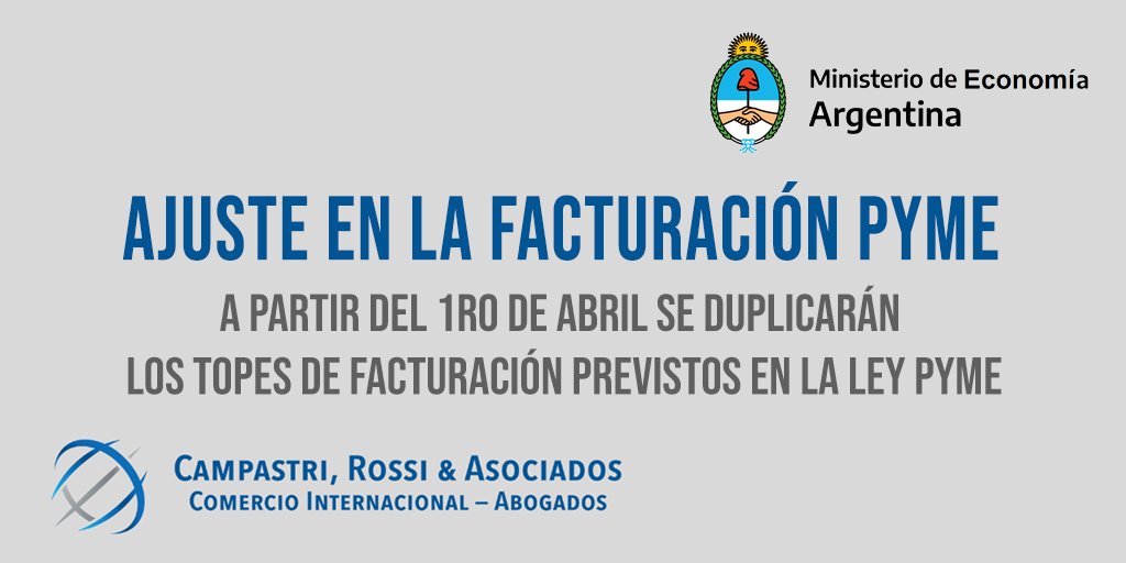 EstCampastri's tweet photo. Se trata del parámetro más importante para mantener actualizado el certificado pyme que permite a las empresas, entre otros beneficios, computar 100% del impuesto al cheque al pago de otros tributos.

https://t.co/a4LXL8IkBJ https://t.co/j7pmVeQnNf