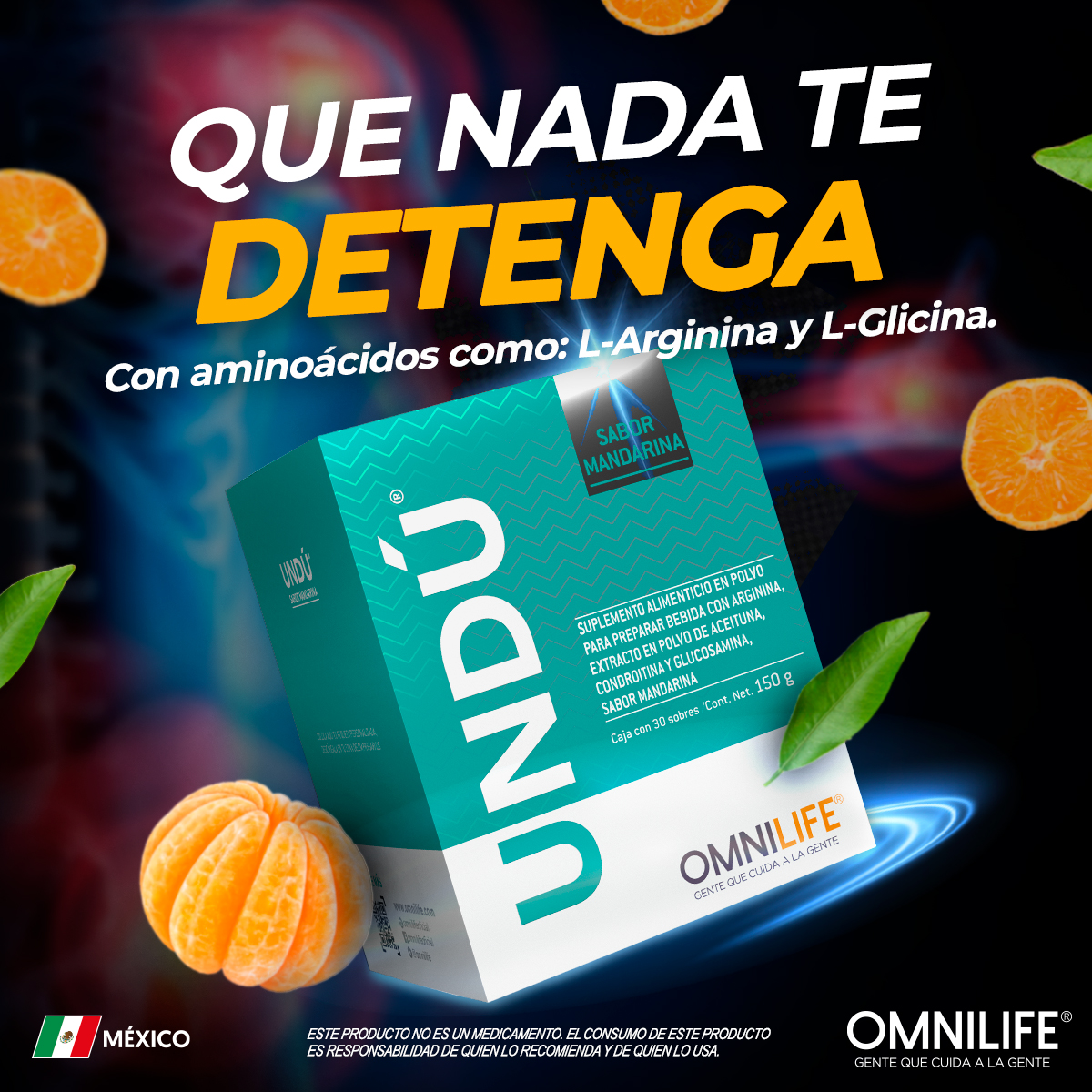 Obtén los aminoácidos que necesitas para tu día con nuestro Undú Evolución sabor mandarina. 

Encuentra este producto con un Distribuidor Independiente de México. Conoce la disponibilidad y presentación en tu país.

#OMNILIFE