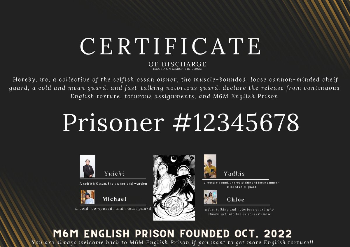YBothsides's tweet photo. M6M英語拷問刑務所、所謂オンライン英語教育＆コミュニティを昨年10/11にはじめました。今日は1期生の卒業式。6か月で当初想定以上の上達を皆様されました。卒業試験では、5分間のネイティブの切れ目のない会話（参加者がリード）、5分間のスピーチと5分間の質疑応答、みなさん難なくクリアー。実際3か月くらいで達成されていた。卒業試験終わっても人によってはネイティブ2名と50分近く会話されていた。グローバルな様々なプロジェクトに参加してきたが、それくらいの英語力の人は殆どいない。週4回夜21:45から1時間＋予習復習で達成された。元々留学していたとか、仕事で英語を使っていた人々とかでなく、本当に普通にいらっしゃる英語が話せない方がが参加くださった。多い日は１時間で12000語、結果半年で100万語の英語に触れた方々。TOP GUN MARVERICの3倍の密度。初日はネイティブが話す英語がわからず、レスポンスも出来ない状況。それでも鬼所長（私）が早くレスポンスしてくださいと。M6M英語では、ありとあらゆることを１時間で行った。大量の聞く、素早く返答とキャッチボール訓練、英作文指導、長文を聞き・質疑応答、自分でエッセイを書き、プレンゼン、質疑応答、入念な発音指導、文法・用法指導、語彙特訓、フリートーク、仲間の対話の記録と改善点抽出、運営への貢献などなど。苦しく辛い日もあったと思う。しかし、2か月もすれば、その苦しく、辛い英語拷問も、慣れたもの。お正月も膨大な宿題が出され、一生懸命やって提出くださった。アクセンチュアの元社長さんが、英語は毎日勉強しないといけないよといってくれた。確かにそうだとも思う。ただ、そこそこ話せるまでに何年も、何十万～何百万もかけるものではない。そこそこ話せて、例えば急遽ニューヨークに行ってもアメリカ人との交流が楽しめて、わからないことがあっても聞いて対応でき��、四苦八苦しながらも仕事ができるくらいのレベル、そんなレベルをM6Mを目指していた。そしてみなさんの頑張りで、当初より早く実現できた。来月からはM3M英語拷問刑務所が立ち上がる。6か月ではなく3か月で達成するのを目標にする。M6Mでも既に実現できていたレベルなので、M6Mで得た数多くの知見、型、方法、そして組織で更なる次世代の英語教育を実現する。既に外国人向けの日本語では実証済みであるが、年内には同じ方法でインドネシア語、スペイン語、中国語、イタリア語、フランス語、アラビア語、ドイツ語まで拡大し、提供地域も世界へ広げたい。また、M3M＝＞1か月へ話せるM1Mと進化させる。M3Mが解決する社会課題の一つは世界の各地域の雇用創出、人材育成、世界交流・協業。応援、ご支援くださった皆様、ありがとうございます。引き続き応援、ご支援、ご指導お願いします。ちなみに私は所謂先生ではありません。単なる自分勝手なM6M英語拷問刑務所長！
昨年Microsoft for Startupに採択され数多くの特典（AZURE、OPEN AI 利用権など）が与えられる。それらを最大限活用させて頂き、M6MのクラスもAIで大方生成し、多言語相互利用、録画・録音コンテンツの有効利用していきつつ、人間しかできない部分を人間が行っていくようにしていきたい。