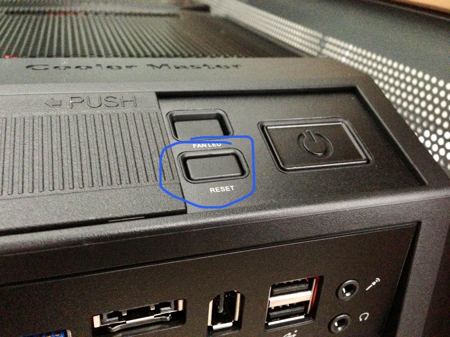CramerTechInc's tweet photo. Ah the "reset" button of legend and lore! It really existed, but was one heck of a terrible idea. Imagine being moments away from saving a very important document that you worked on for hours.. then the dog jumps on your computer and it resets. 🤯🤬 https://t.co/j03ehVope2