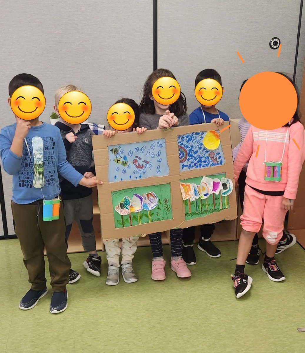 fgnazeda's tweet photo. "Teamwork makes the dream work." Said one of the children while working on this beautiful collaborative project together! Hearing all the constructive conversations amongst them, exchanging ideas, and feeling proud of the result was amazing! My bucket is full! I'm happy! 🦫❤️ https://t.co/qjlgg4vqeu