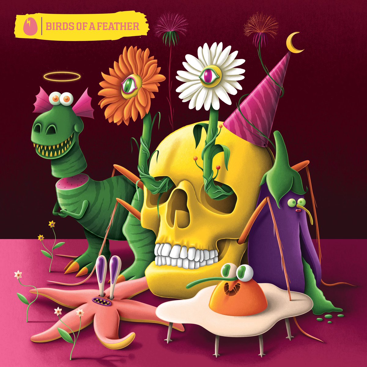 Four tracks, four artists, four genres, four new members to the Nest — <a href="/davidtort/">David Tort</a>, <a href="/MrDiamondMusic/">𝐌𝐫.𝐃𝐢𝐚𝐦𝐨𝐧𝐝 💎</a>, <a href="/deefoundation/">Deefo</a> and <a href="/lenny_kiser/">Lenny Kiser</a>⚡️ Pre-save the ‘Birds Of A Feather’ EP OUT TOMORROW → dirtybird.fanlink.to/birdsofafeather

Artwork: Nicolas Barrome Forgues