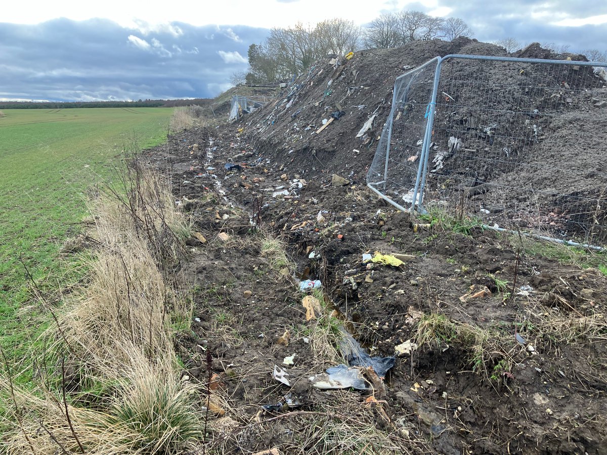 westchevgroup's tweet photo. Tune in tonight to @BBCLookNorth for more on our campaign to #savethehamlet and #savewestchevington - here's some of the waste stacked up around the site for five years now. #Northumberland #wildlife https://t.co/mwCiy5QNIV