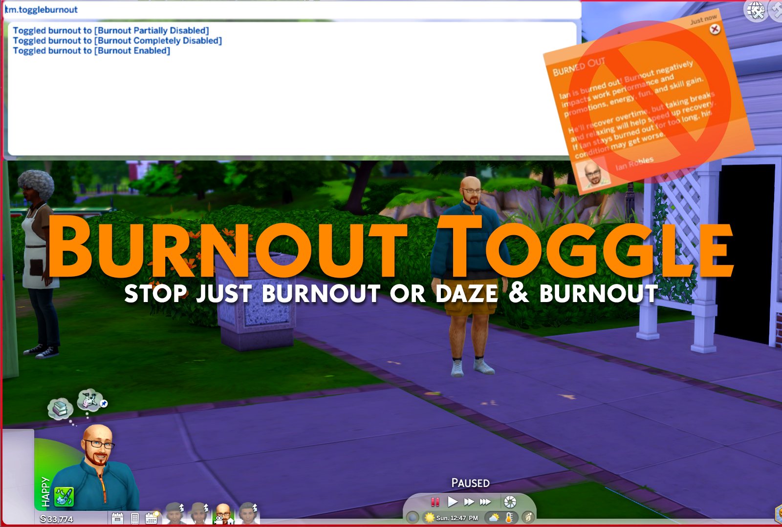 did you know about Sim burnout? #sims4 #thesims #fyp