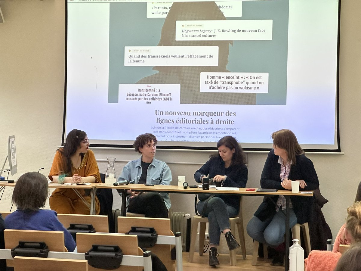 Rachel Garrat-Valcarcel (@ra_garval) on Twitter photo L’<a href="/ajlgbt/">AJL</a> organise à la veille de journée de visibilité trans une table ronde sur son étude sur les transidentités dans les médias. Avec <a href="/CRegache/">Camille Regache</a>, <a href="/Jessloesc/">Jessica Lopez</a> et la co-présidente d’<a href="/assoOUTrans/">OUTrans</a> Anaïs Perrin-Prevelle.
Pour lire ou relire l’étude ⤵️
transidentites.ajlgbt.info L’<a href="/ajlgbt/">AJL</a> organise à la veille de journée de visibilité trans une table ronde sur son étude sur les transidentités dans les médias. Avec <a href="/CRegache/">Camille Regache</a>, <a href="/Jessloesc/">Jessica Lopez</a> et la co-présidente d’<a href="/assoOUTrans/">OUTrans</a> Anaïs Perrin-Prevelle.
Pour lire ou relire l’étude ⤵️
transidentites.ajlgbt.info