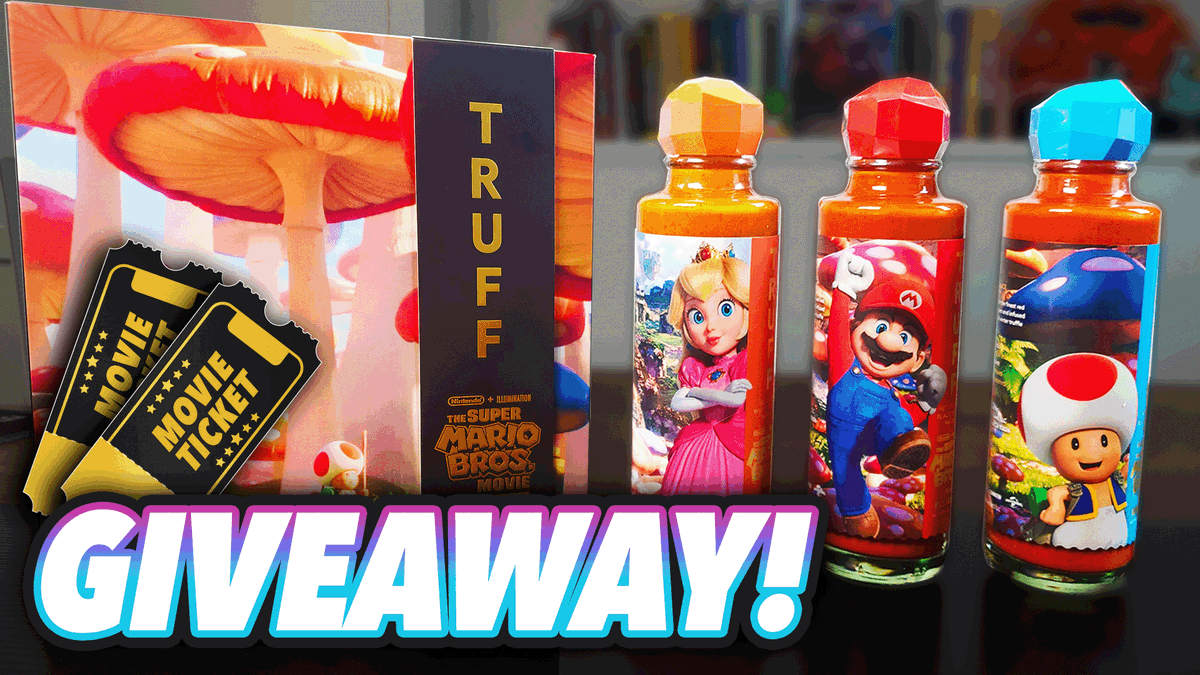 GameXplain's tweet image. GIVEAWAY: 1 extremely-limited TRUFF X The Super Mario Bros. Movie Collectible Pack + 2 TICKETS to the movie! 🔥To enter for a chance to win: 
1) Join the waitlist at truff.com/MARIOMOVIE 
2) Follow, Retweet, &amp;amp; Reply to this tweet by April 1 @ 12pm PT! 
youtu.be/gjf9BZKmu5w