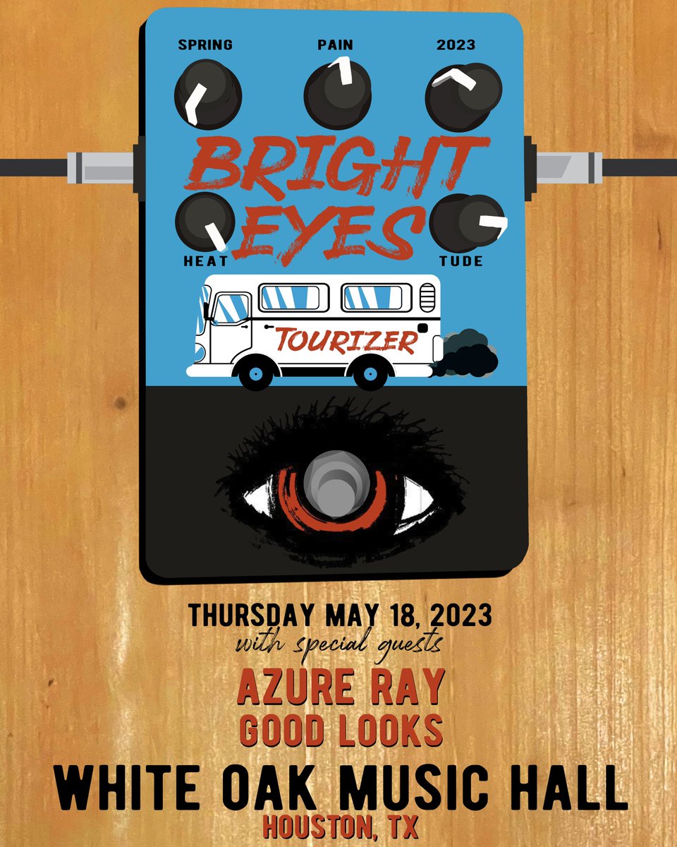 We are thrilled to have Maya Hawke, Tim Kinsella & Jenny Pulse, and Good Looks joining us on the road for select dates. Azura Ray will be making a special appearance in Houston while Neva Dinova has been added to our special show in Tulsa with Cursive. thisisbrighteyes.com