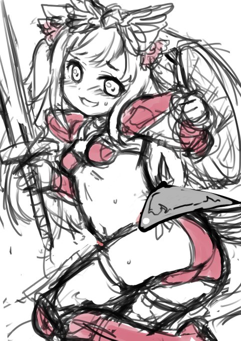 Skeb進捗:ラフ
デジタル
職業:勇者
装備:天の髪飾り・鋼の盾・鋼の剣・魅惑のビキニアーマー
#アグネスデジタル 