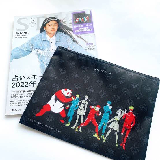 .叶美香さん、雑誌付録の呪術廻戦ポーチ使ってた画像はGoogle先生からのいただきもの() 