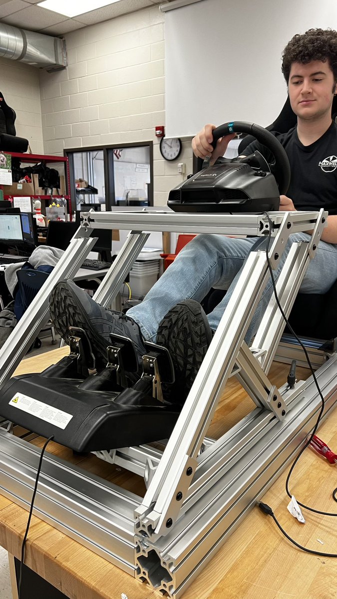 More authentic projects = more successful students. Thank you to the team <a href="/AutomationDirec/">AutomationDirect</a> for your support of our Racing Sim v3. This is the best one we’ve built yet!

If you’re not buying your parts from these people, you’re missing the boat!
#manufacturing #stem #robotics