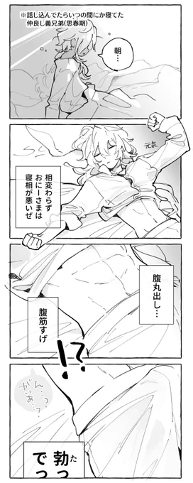 思春期のディルガイ
生理現象⛺️
(⚠️どうしようもない下ネタなので一応背後注意) 