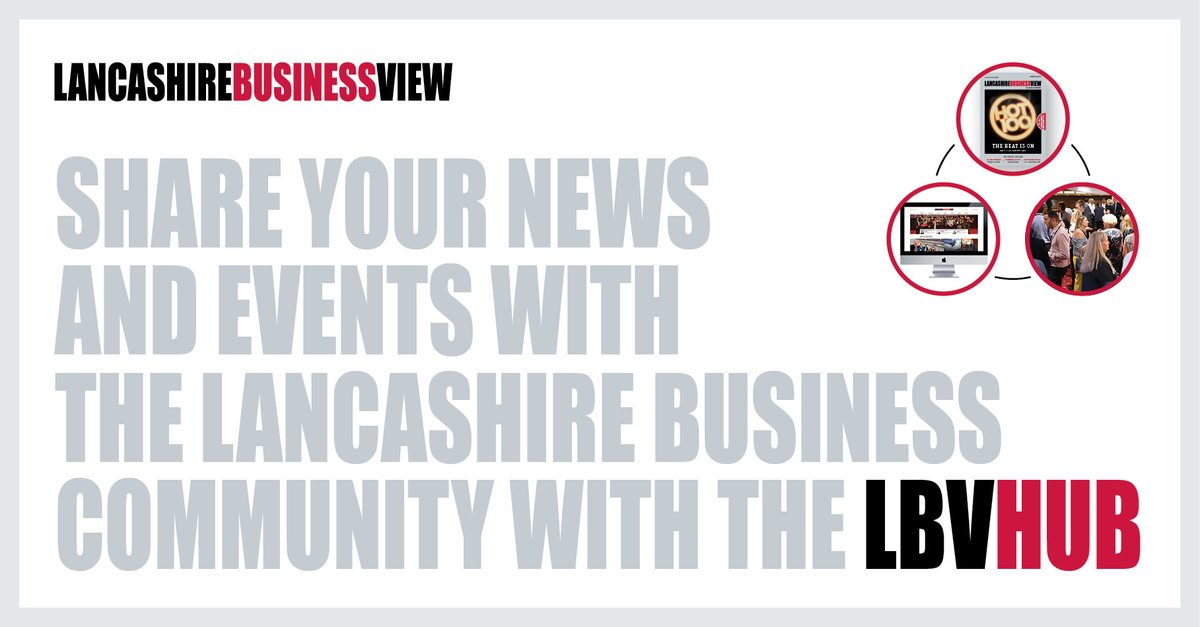LBVmagazine's tweet photo. Share your news and events with the #LancashireBusiness community via our Lancashire Business View Hub. Subscribe today โก๏ธ https://t.co/EwJYOeHv3Q
#ConnectingTheCounty #LBV https://t.co/07Z3EiVz4n