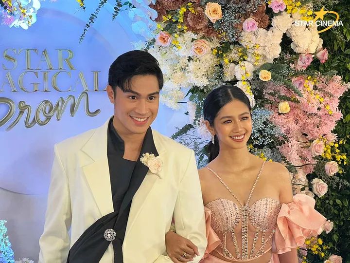 FRESH AND ELEGANT. Kaori Oinuma with Miah. #StarMagicalProm #StarMagicalProm2023 #KaoMiah #KaoriOinuma #JeremiahLisbo