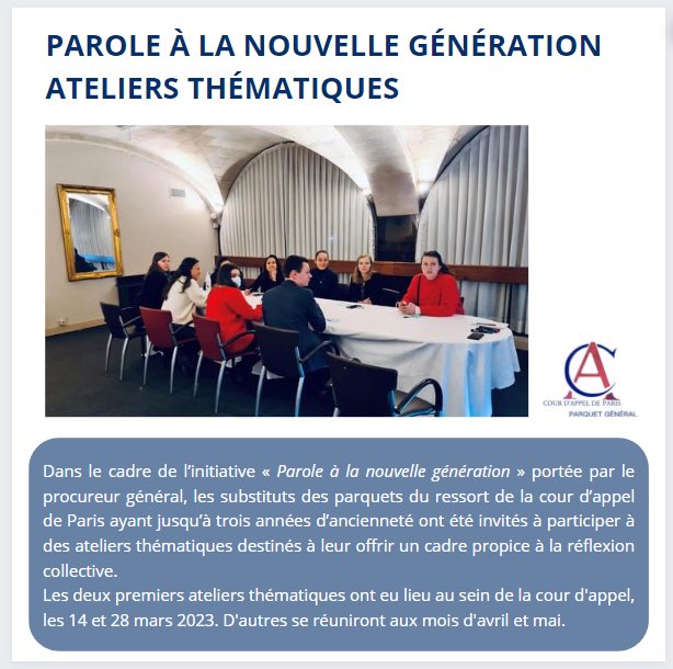 Parquet général de Paris tweet media