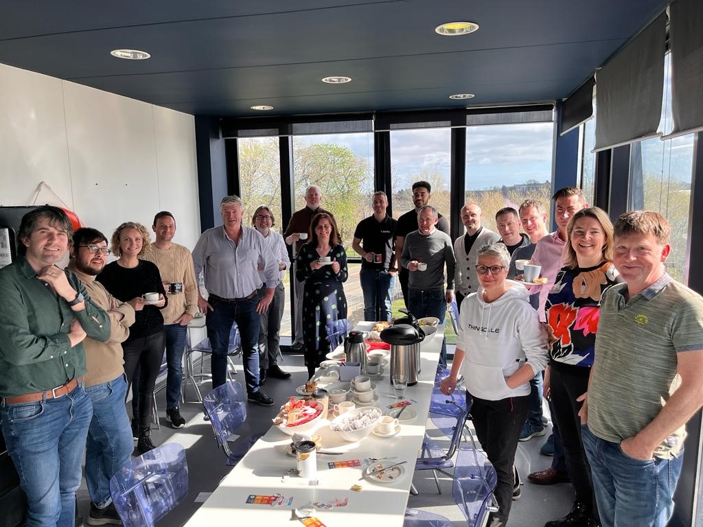 Fantastic to see the Media Cube community come together this morning for 'Hello, how are you?' @MentalHealthIrl day today. Our community is what makes the Media cube. #mentalhealth #startup lnkd.in/dQs8Q2yW