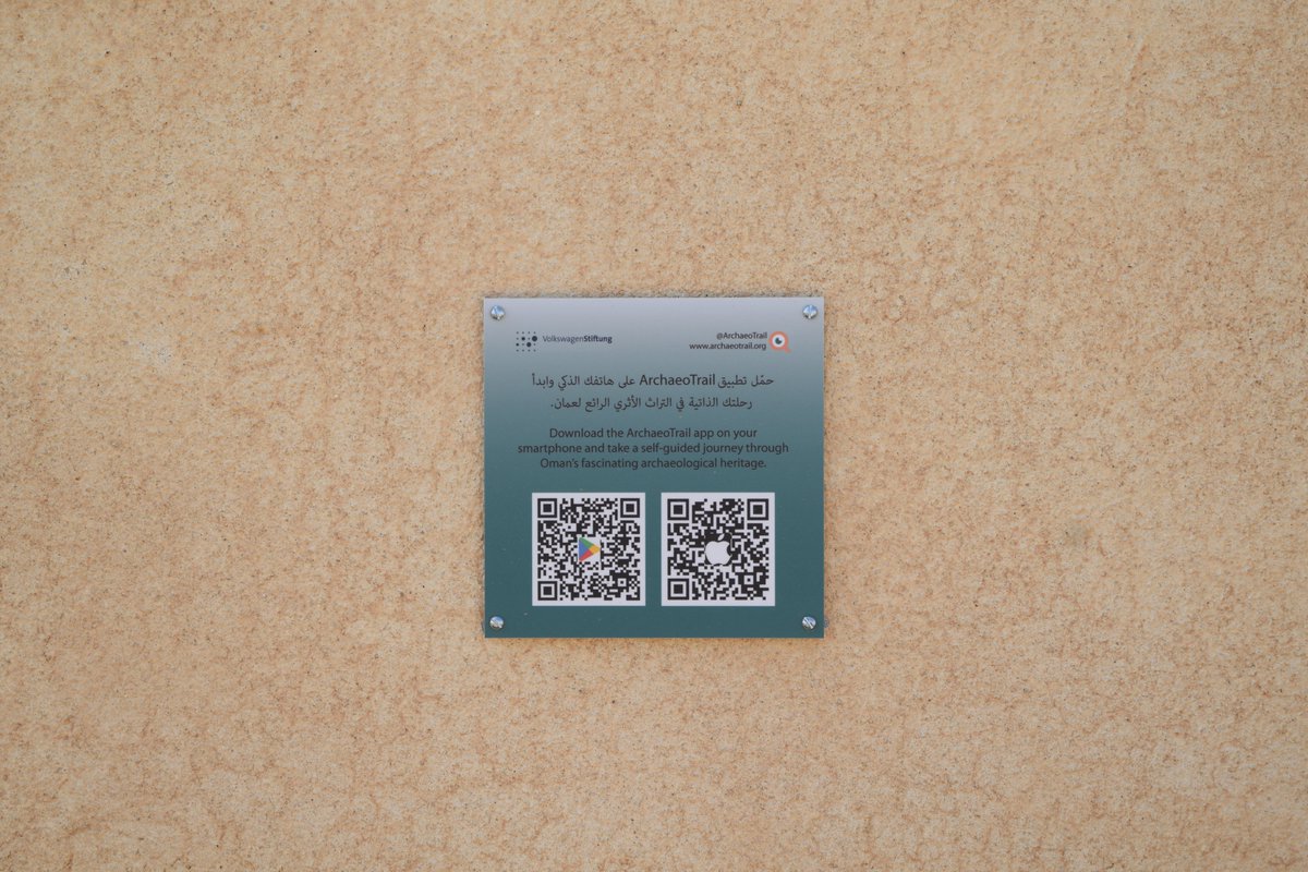 ArchaeoTrail's tweet image. New signboards for ArchaeoTrails at Al-Khashbah!
#Oman #BeautyHasAnAddress #beautifuloman #ExperienceOman #OmanByYou
#DigitalArchaeology #digitalhumanities