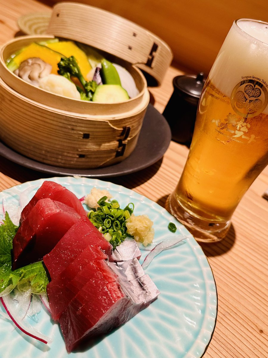 hiro2ka's tweet photo. 浜松に来ましたー
もちがつお最高です🤗 https://t.co/1FzFcGO1hL
