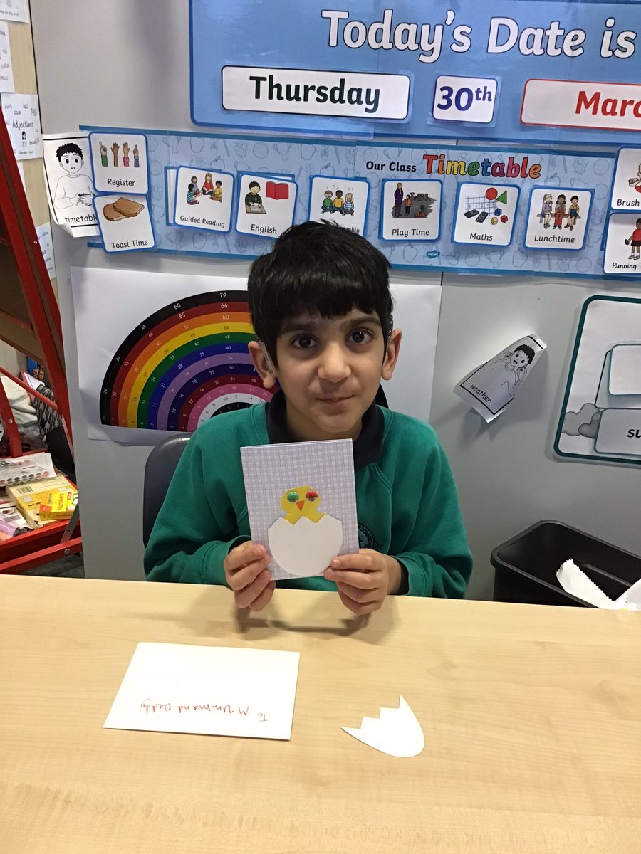 CPickeringPri's tweet photo. We have enjoyed making our Easter cards today🐣✉️ #HappyEaster #Crafty #ResourceBase #IPaSS https://t.co/Q2Sgyqsg4y