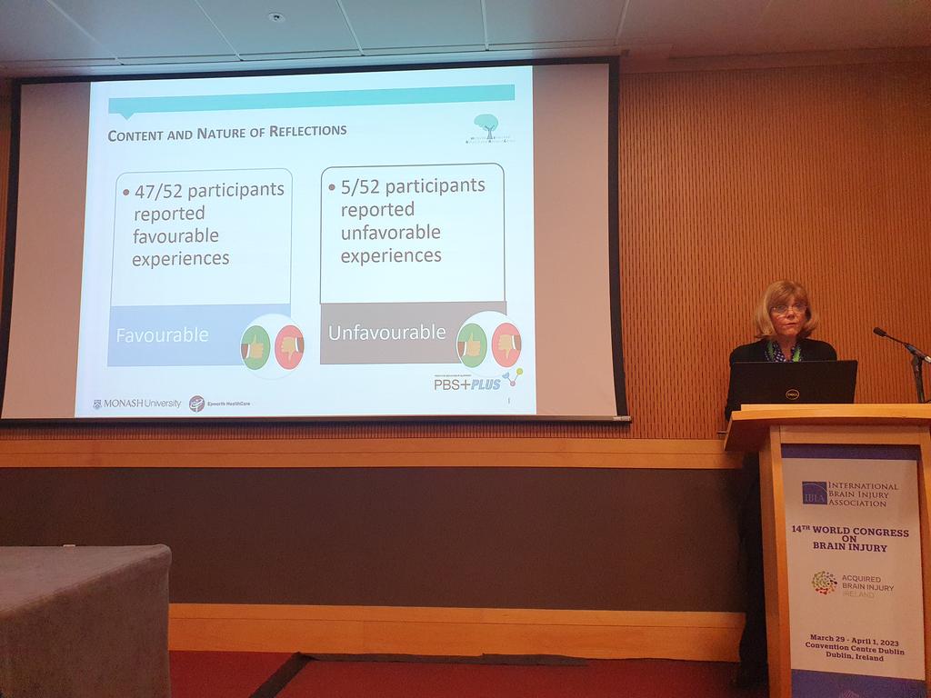THINKFULLY_'s tweet image. Our own @jennpon presenting on our @PBSPlusProject findings - the RCT and qualitative client/CO perspectives at @I_B_I_A 

@MERRC_Research