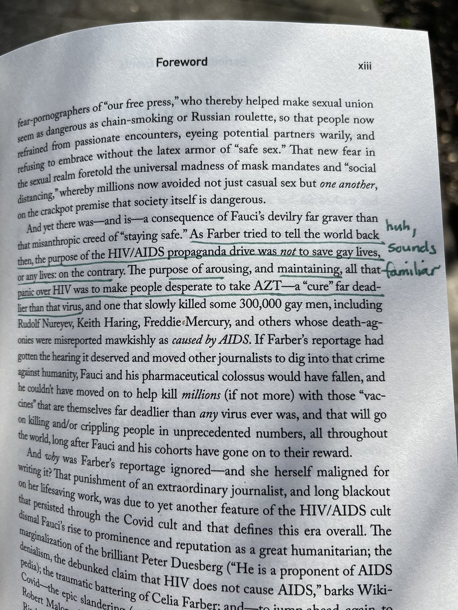 wmahoney5's tweet image. Finally got around to reading. #FauciLiedMillionsDied #sameplaybook #AIDS #HIV #COVID19 #celiafarber