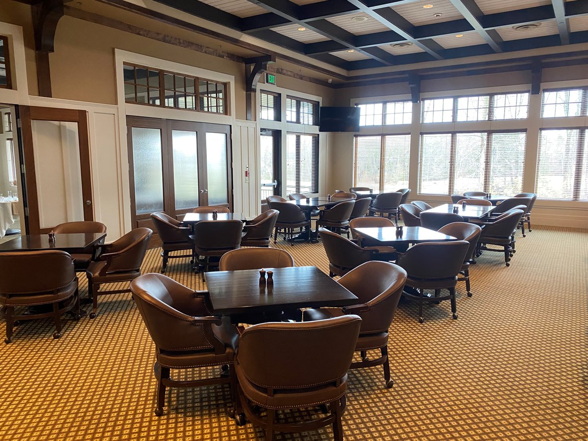 The rock wall on 11 and the white walls of the grille room are just two of the home improvements we have made during this offseason. We look forward to the course opening on Friday!