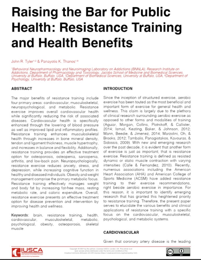 Strength4_Life's tweet photo. 🏋️💪🏼Raising the Bar for Public Health: Resistance Training and Health Benefits

#StrengthSavesLives

https://t.co/4zsPp0LSji https://t.co/0EGTwGhpik