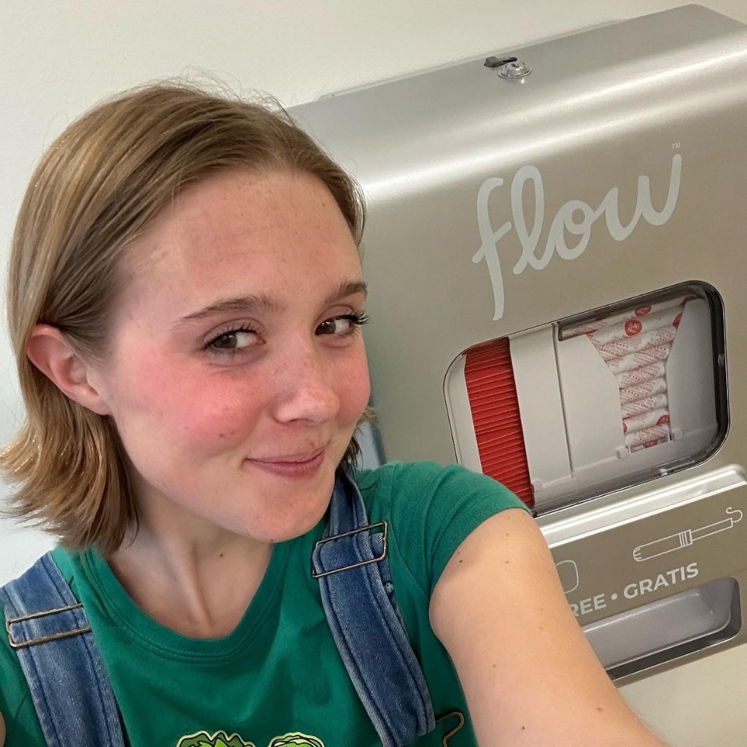 🚀🙌 Students at @‌KenyonCollege have access to FREE PERIOD PRODUCTS!

Soon, Aunt Flow will be provided in women’s and gender neutral bathrooms in all residence halls and academic buildings across campus 💜