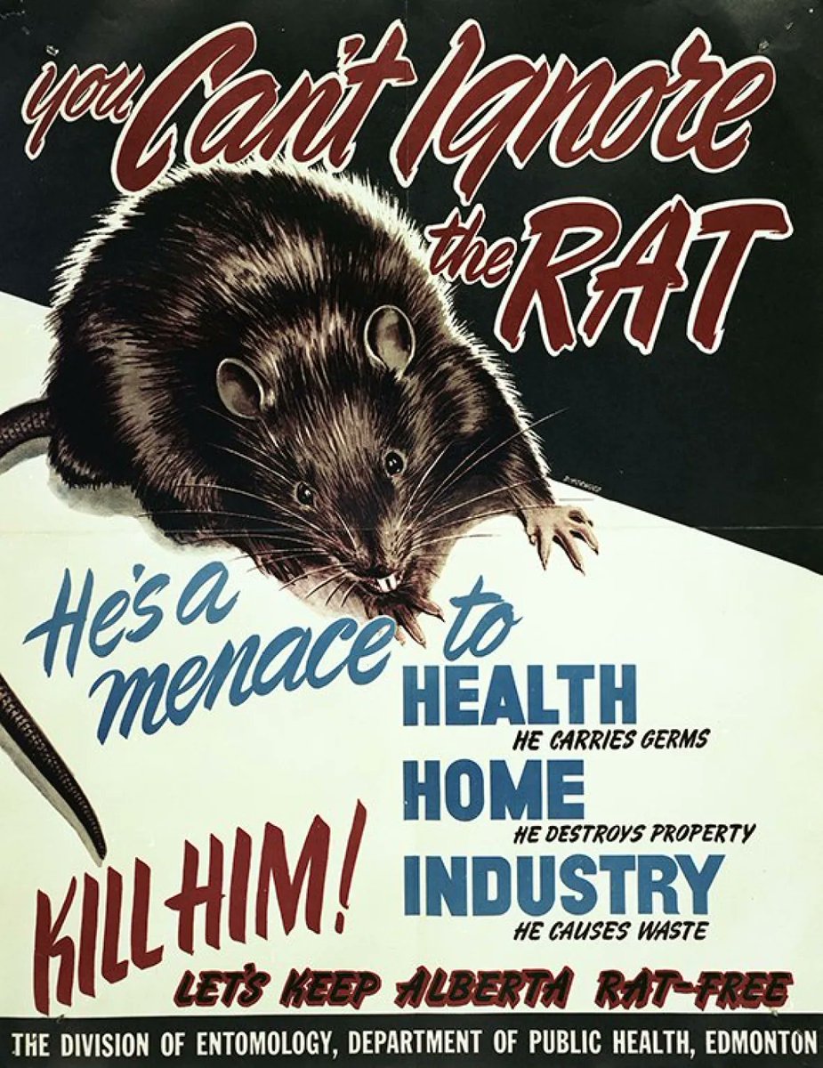 New Ep - 'RAT-BERTA' Is it true that Alberta is a rat-free province? Is there really a Rat Patrol? We find out the truth behind the province’s rat hating reputation. 👂🏾link.chtbl.com/sloctwitter 📸1948 Alberta Dept. of Public Health Poster (Provincial Archives of Alberta)