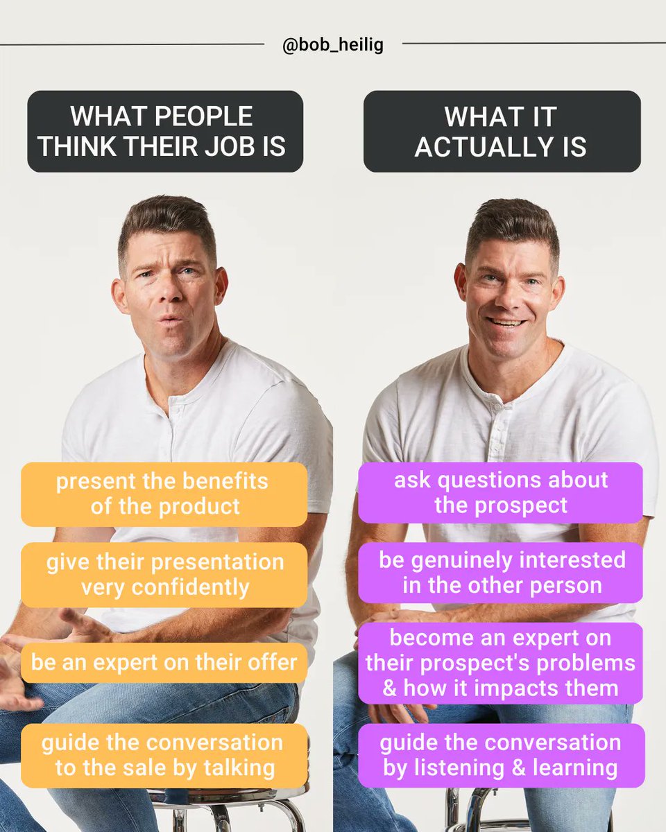 Bob_Heilig's tweet photo. Network marketers: your job description 👇🏻 https://t.co/wGurZcDEL4