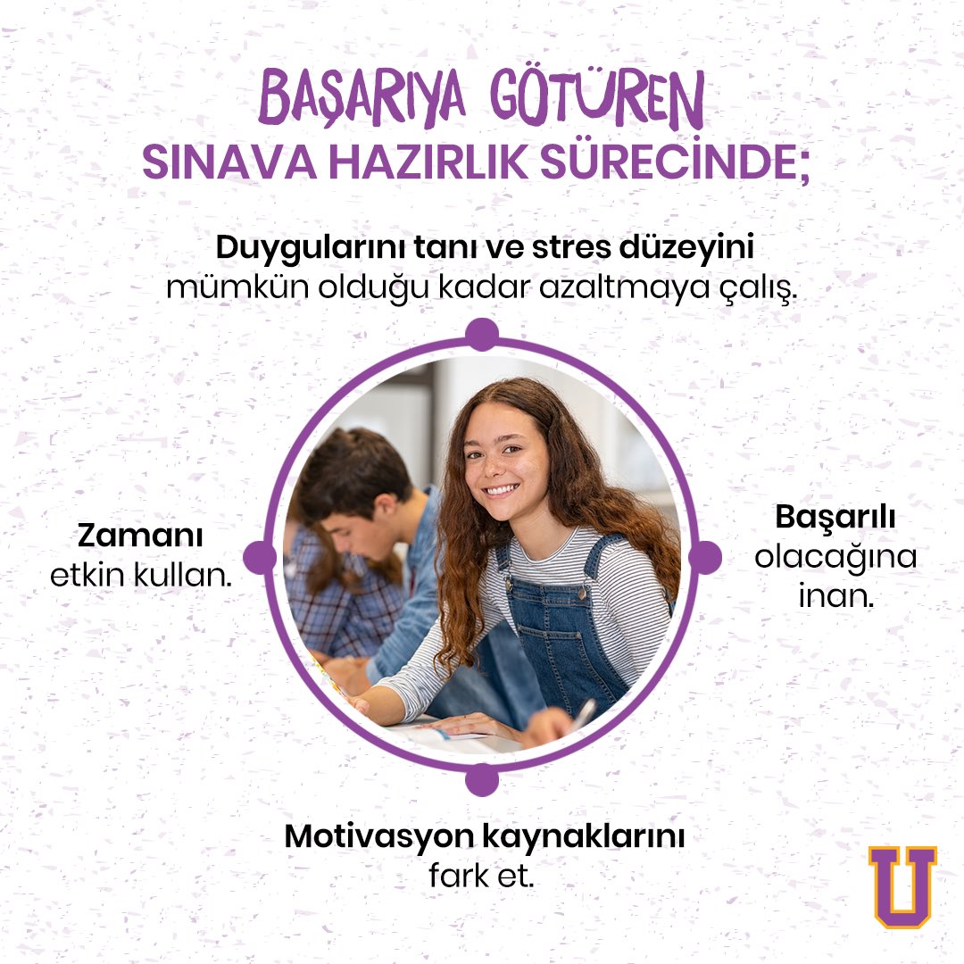 UgurOkullari's tweet photo. Başarıya götüren sınava hazırlık sürecinde  akla ilk gelenler düzenli çalışmak, hedef belirlemek ve girilecek sınavı iyi tanımaktır. 

#UğurKazandırır https://t.co/372IHbd8d1