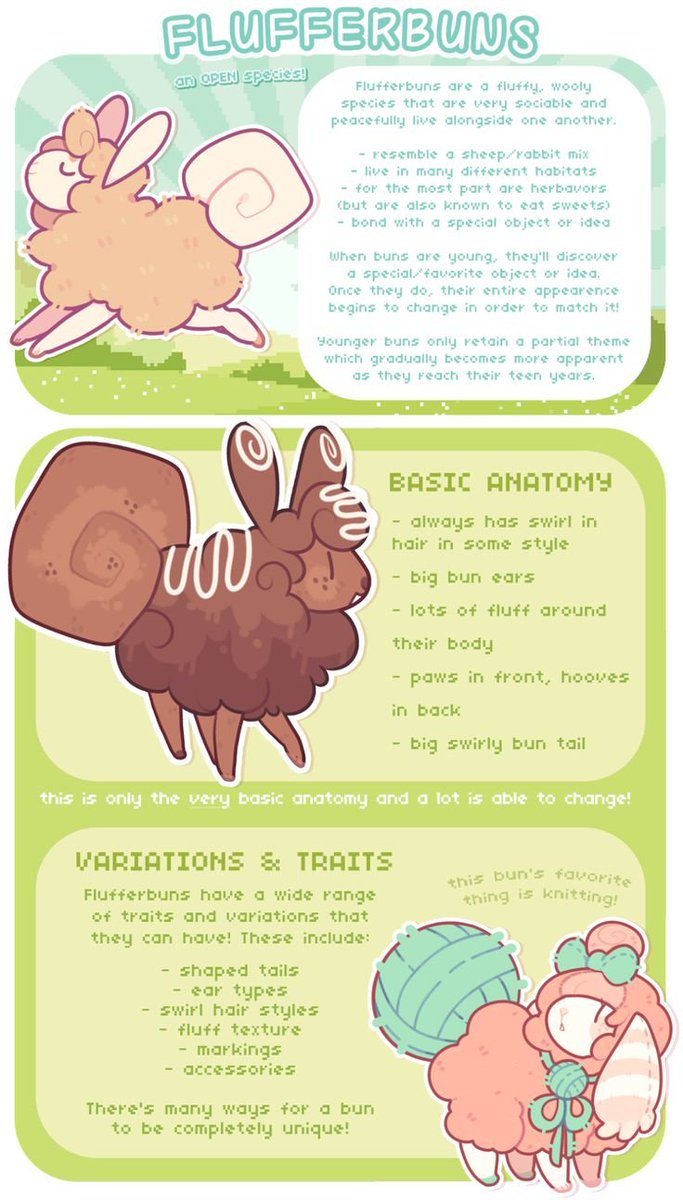 OR any of the flufferbun species guide sheets? hmm 