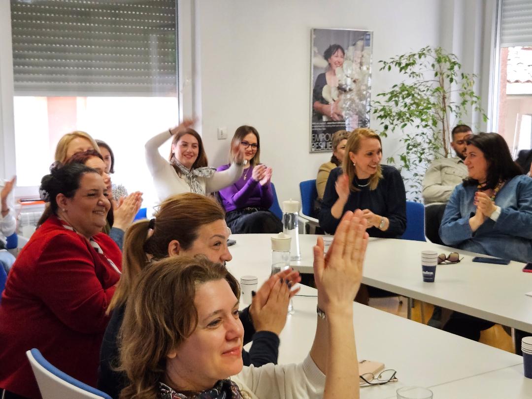 Today is an Employee Awards day in UNDPМК. Congrats colleagues, thank you for the contribution you make every day in a meaningful way.
Lidija Kalpachki - Rookie of '22
Biljana C. Gugoska - Employee of '22
Naumche Tashovski - Team Player of '22
Katerina Georgieva - Busy Bee of '22