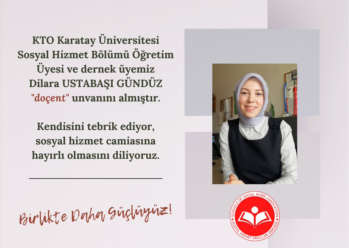 Sosyal Hizmet Okulları Derneği tweet media