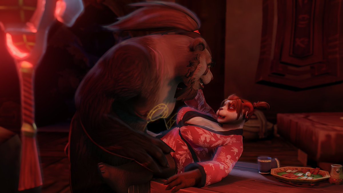 With the advent of spring, gardens and feelings bloom🌺
Commision art for <a href="/MonkOrdo/">Monk_Ordo</a> 
#worldofwarcraft  #warcraft #NSFW