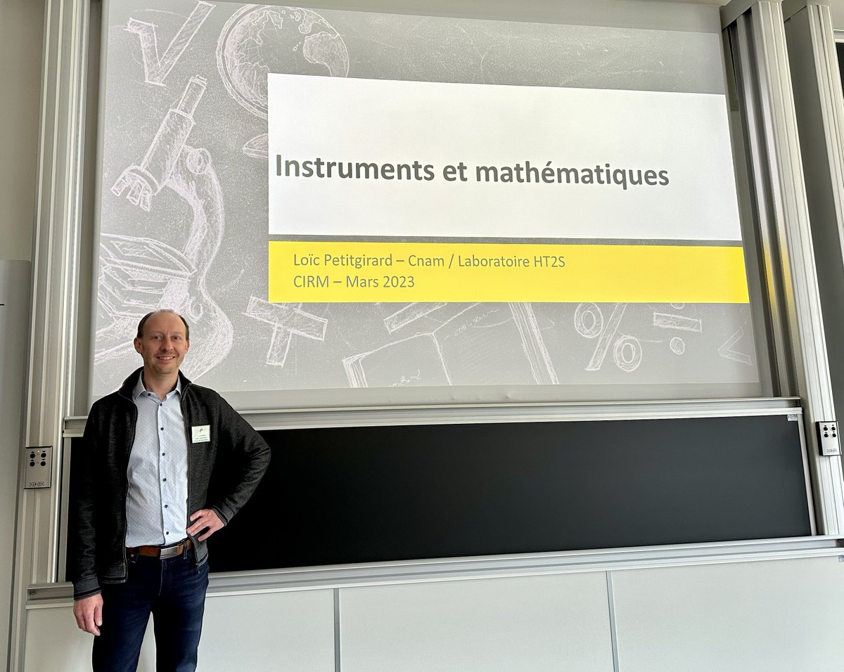 L’école de recherche du GDR d’histoire des mathématiques se poursuit dans les meilleures conditions au CIRM.