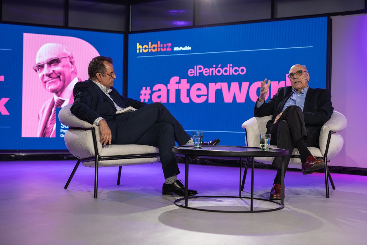 saba_media's tweet photo. El Presidente de Saba y del @Liceu_cat, Salvador Alemany, ha sido el protagonista del último Afterwork de @elperiodico. Una oportunidad para repasar su trayectoria profesional, cultural e institucional en conversación con @albertsaezc. 
Más información 👉 https://t.co/eRH13zufGV https://t.co/I4wj9YRqe3
