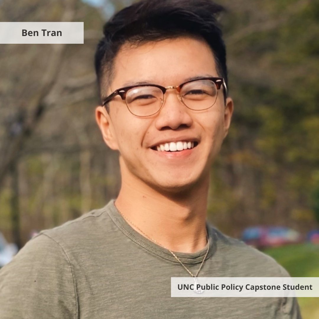 WomenNC's tweet image. Today we are featuring Ben Tran, one of WomenNC's capstone students 🙌! Ben (he/him), is a current senior at UNC Chapel Hill studying Economics, Public Policy, and Business Administration.  👏
#lgbtqresearch #genderequality #publicpolicy