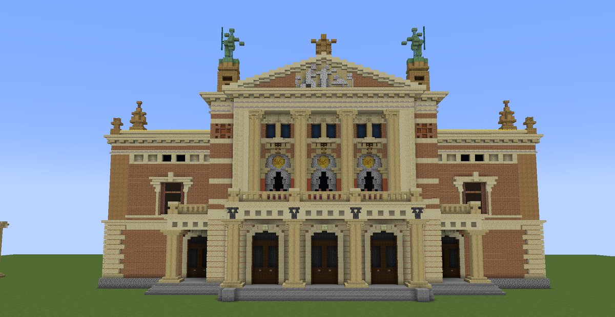 48minhMC's tweet photo. National theatre in Oslo, Norway
Build on @ShapeStudioMC 
#Minecraft #Minecraftbuilds #minecraft建築コミュ https://t.co/F1ixLBkXxv