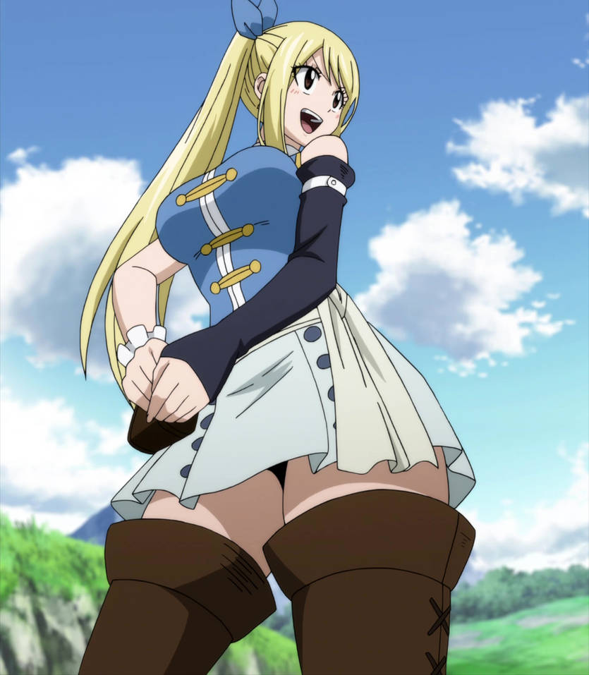 Daily Fairy Tail Girls on X: Lucy Hearfilia, THE goat. 🐐💛   / X