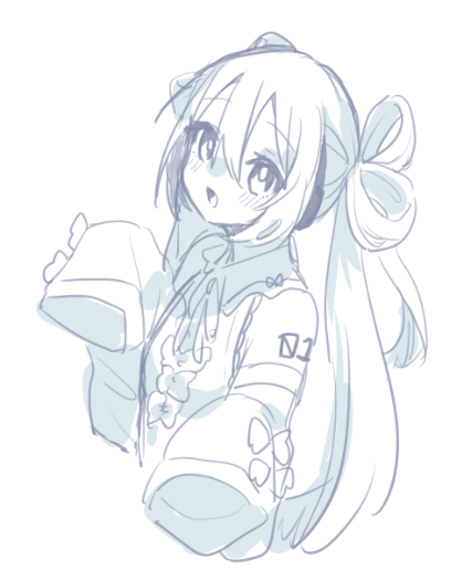 初音ミク 「 」|れゐなのイラスト