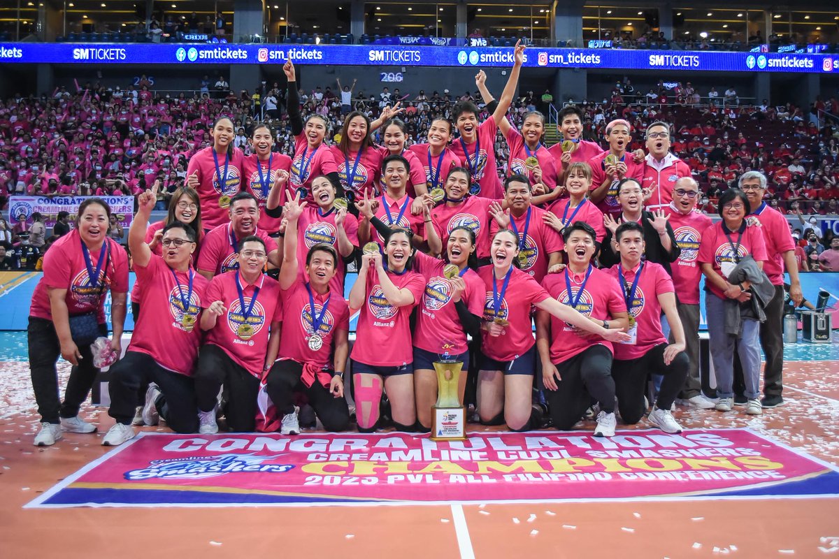 OneSportsPHL's tweet photo. If you come at the Queens, make sure you don't miss.

📷 @PVLph 

#PVL2023 #TheHeartOfVolleyball https://t.co/jkOpobcyog