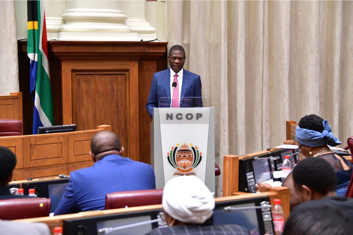 South African Government on Twitter "[Phots] Deputy President PMashatile addresses the Three