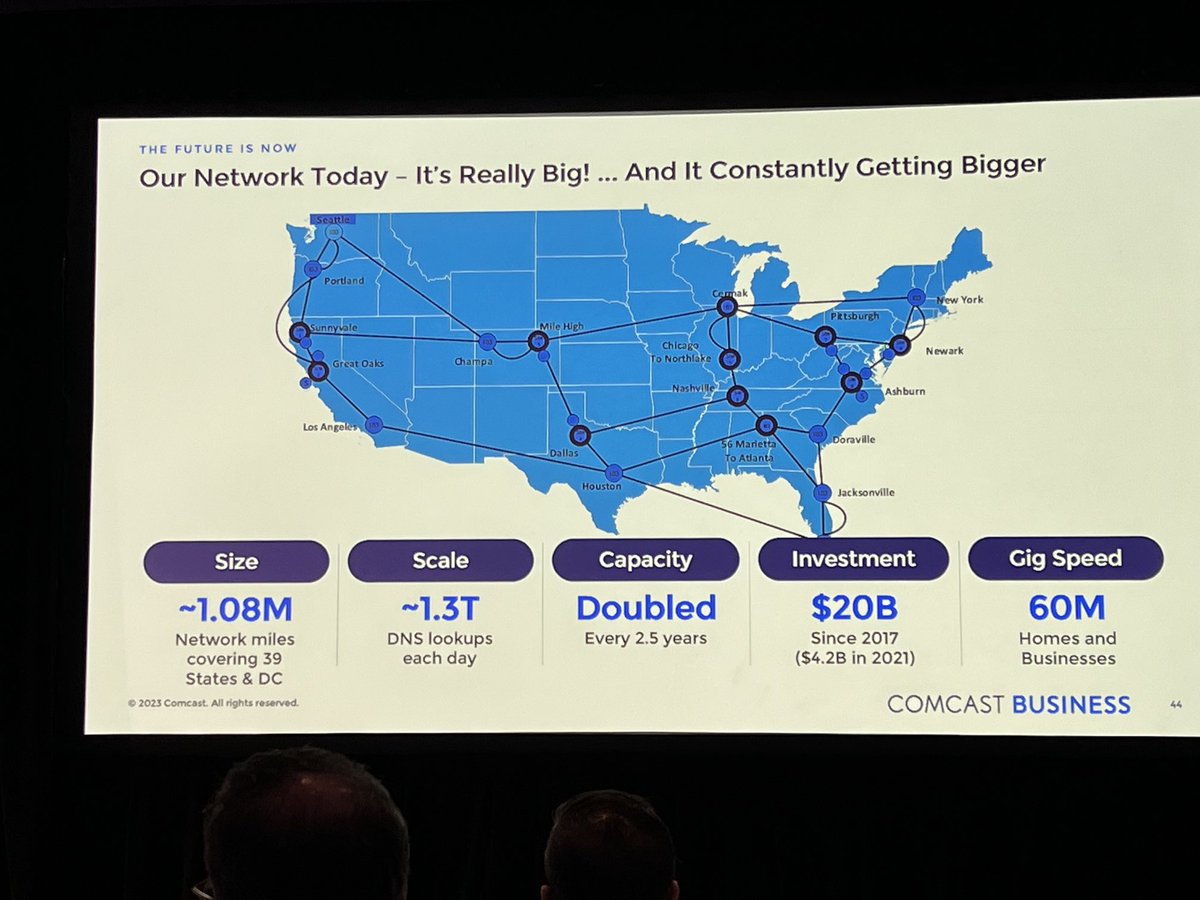 Visiting Comcast Business, and what I see is an impressive build out of their network that enterprises will find integral to their own DX plans #cbanalystday #idc