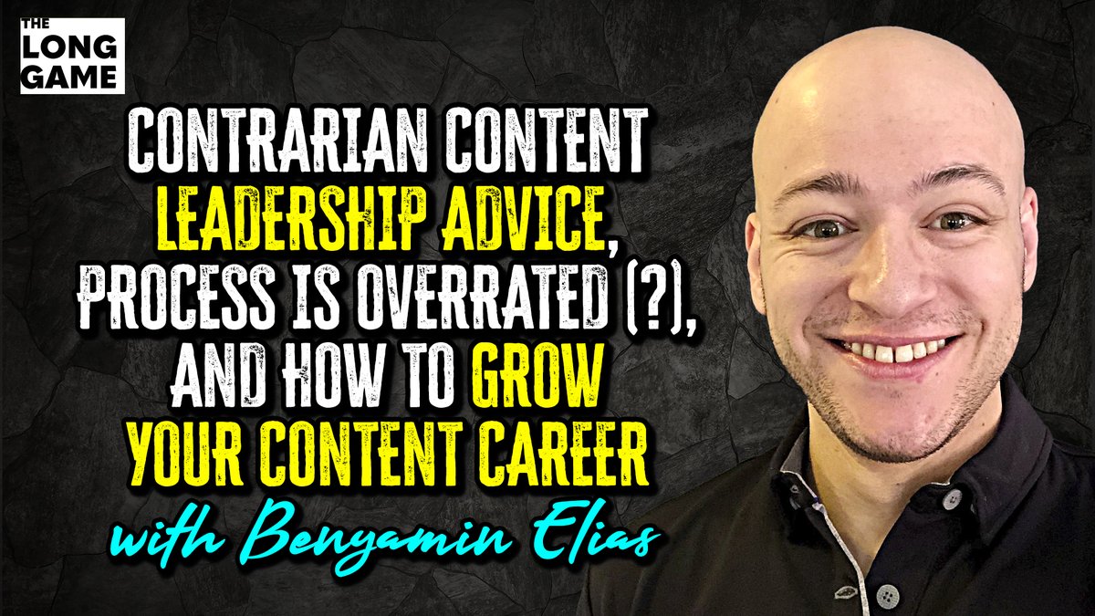 In this episode of the Long Game, <a href="/BenyaminElias/">Benyamin Elias</a>  discusses the downsides of process, how to eliminate process bloat, the importance of psychology in management, and why to set big, ambitious team goals.

Link here: beomniscient.com/blog/benyamin-…