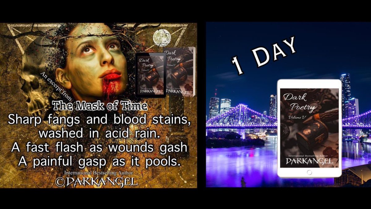 #1moreday #preorder

Amazon- mybook.to/DarkPoetryVbyD…

Cover created by Kristina Simkins (#KSGraphics)
#poetrylovers #poetrycommunity #poetry #darkpoetry #darkpoems #houseofdarkangelpublishers #DarkAngel #booklovers #book #readme #bookpost #books #readmorebooks #ilovebooks #poet